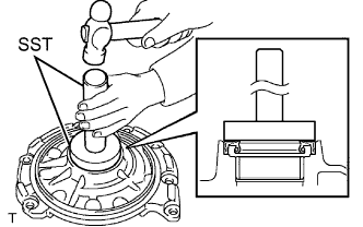 Yaris. Ncp93, 131.U340E Automatic Transmission Transaxle.Automatic Transaxle System (For Sedan).Oil Pump (For Hatchback)  Reassembly