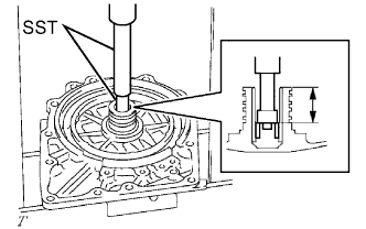 Yaris. Ncp93, 131.U340E Automatic Transmission Transaxle.Automatic Transaxle System (For Sedan).Automatic Transaxle Unit (For Sedan)  Reassembly