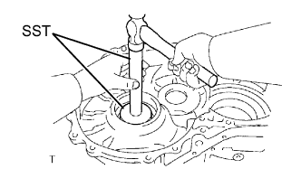 Yaris. Ncp93, 131.U340E Automatic Transmission Transaxle.Automatic Transaxle System (For Sedan).Automatic Transaxle Unit (For Hatchback)  Disassembly