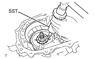 Yaris. Ncp93, 131.U340E Automatic Transmission Transaxle.Automatic Transaxle System (For Sedan).Automatic Transaxle Unit (For Hatchback)  Disassembly