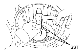 Yaris. Ncp93, 131.U340E Automatic Transmission Transaxle.Automatic Transaxle System (For Sedan).Automatic Transaxle Unit (For Sedan)  Reassembly