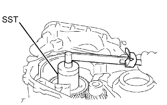Yaris. Ncp93, 131.U340E Automatic Transmission Transaxle.Automatic Transaxle System (For Sedan).Automatic Transaxle Unit (For Sedan)  Reassembly