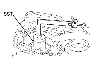 Yaris. Ncp93, 131.U340E Automatic Transmission Transaxle.Automatic Transaxle System (For Sedan).Automatic Transaxle Unit (For Sedan)  Reassembly