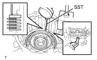 Yaris. Ncp93, 131.U340E Automatic Transmission Transaxle.Automatic Transaxle System (For Sedan).Automatic Transaxle Unit (For Sedan)  Reassembly
