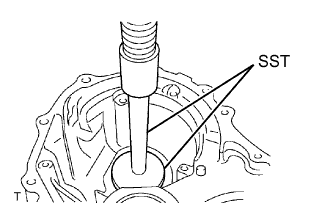 Yaris. Ncp93, 131.U340E Automatic Transmission Transaxle.Automatic Transaxle System (For Sedan).Differential Case (For Sedan)  Reassembly