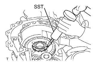 Yaris. Ncp93, 131.U340E Automatic Transmission Transaxle.Automatic Transaxle System (For Sedan).Automatic Transaxle Unit (For Sedan)  Reassembly