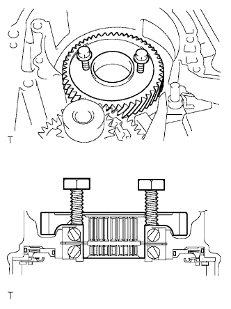 Yaris. Ncp93, 131.U340E Automatic Transmission Transaxle.Automatic Transaxle System (For Sedan).Automatic Transaxle Unit (For Hatchback)  Disassembly