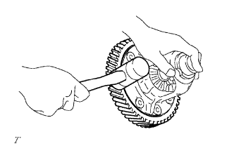 Yaris. Ncp93, 131.U340E Automatic Transmission Transaxle.Automatic Transaxle System (For Sedan).Differential Case (For Hatchback)  Disassembly