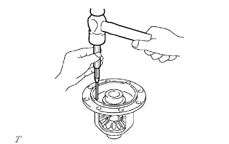 Yaris. Ncp93, 131.U340E Automatic Transmission Transaxle.Automatic Transaxle System (For Sedan).Differential Case (For Hatchback)  Disassembly