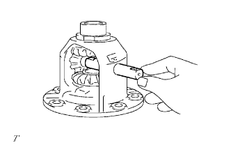 Yaris. Ncp93, 131.U340E Automatic Transmission Transaxle.Automatic Transaxle System (For Sedan).Differential Case (For Hatchback)  Disassembly