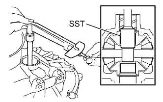 Yaris. Ncp93, 131.U340E Automatic Transmission Transaxle.Automatic Transaxle System (For Sedan).Automatic Transaxle Unit (For Sedan)  Reassembly