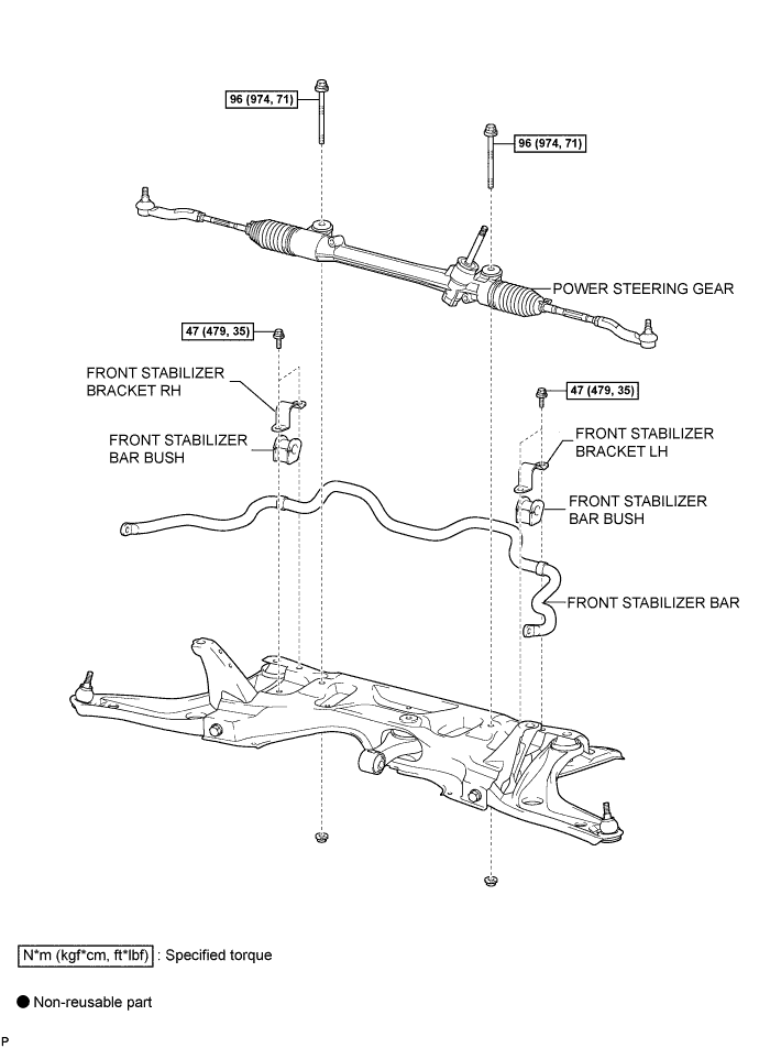 Yaris. Ncp93, 131.Front Suspension.Front Suspension System (For Sedan).Front Stabilizer Bar (For Sedan)  Components