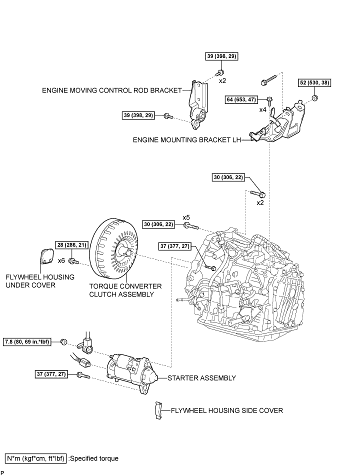 Yaris. Ncp93, 131.U340E Automatic Transmission Transaxle.Automatic Transaxle System (For Sedan).Automatic Transaxle Assembly (For Sedan) Components