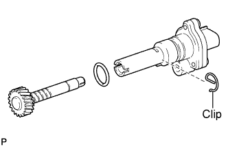 Yaris. Ncp93, 131.U340E Automatic Transmission Transaxle.Automatic Transaxle System (For Sedan).Speed Sensor (For Sedan)  Installation