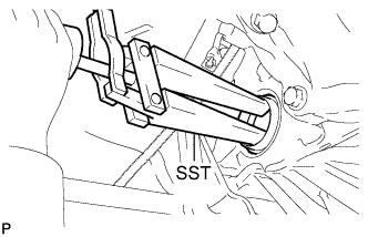 Yaris. Ncp93, 131.U340E Automatic Transmission Transaxle.Automatic Transaxle System (For Sedan).Differential Oil Seal (For Hatchback)  Replacement