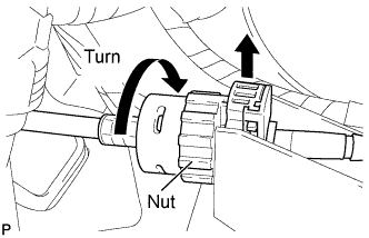 Yaris. Ncp93, 131.U340E Automatic Transmission Transaxle.Automatic Transaxle System (For Sedan).Shift Lever (For Sedan)  Removal