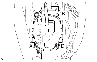 Yaris. Ncp93, 131.U340E Automatic Transmission Transaxle.Automatic Transaxle System (For Sedan).Shift Lever (For Sedan)  Installation