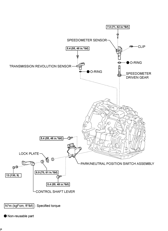 Yaris. Ncp93, 131.U340E Automatic Transmission Transaxle.Automatic Transaxle System (For Sedan).Automatic Transaxle Unit (For Sedan) Components