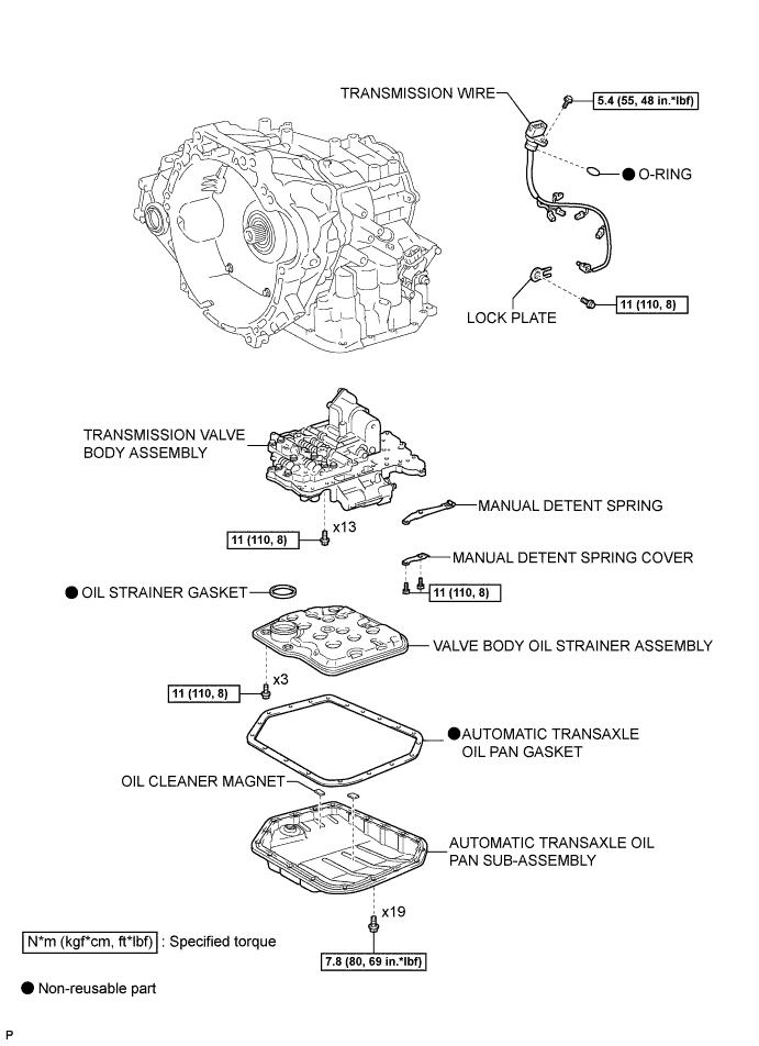 Yaris. Ncp93, 131.U340E Automatic Transmission Transaxle.Automatic Transaxle System (For Sedan).Automatic Transaxle Unit (For Sedan) Components