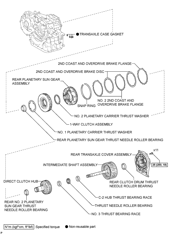 Yaris. Ncp93, 131.U340E Automatic Transmission Transaxle.Automatic Transaxle System (For Sedan).Automatic Transaxle Unit (For Sedan) Components