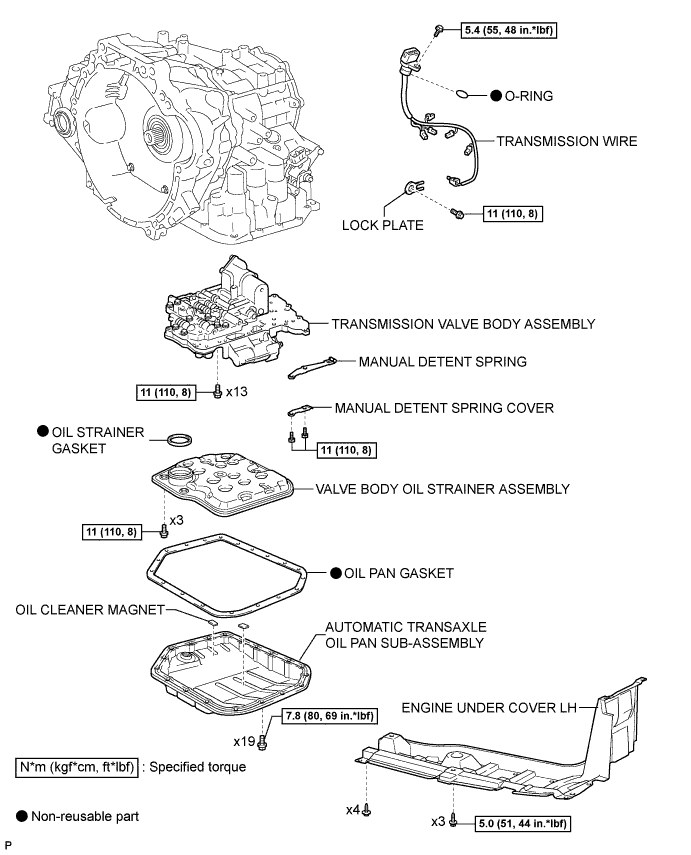 Yaris. Ncp93, 131.U340E Automatic Transmission Transaxle.Automatic Transaxle System (For Sedan).Transmission Wire (For Sedan)  Components