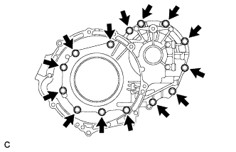 Yaris. Ncp93, 131.U340E Automatic Transmission Transaxle.Automatic Transaxle System (For Sedan).Automatic Transaxle Unit (For Hatchback)  Disassembly
