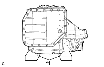 Yaris. Ncp93, 131.U340E Automatic Transmission Transaxle.Automatic Transaxle System (For Sedan).Automatic Transaxle Unit (For Hatchback)  Disassembly