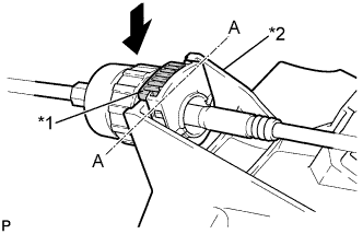 Yaris. Ncp93, 131.U340E Automatic Transmission Transaxle.Automatic Transaxle System (For Sedan).Transmission Control Cable (For Hatchback)  Installation