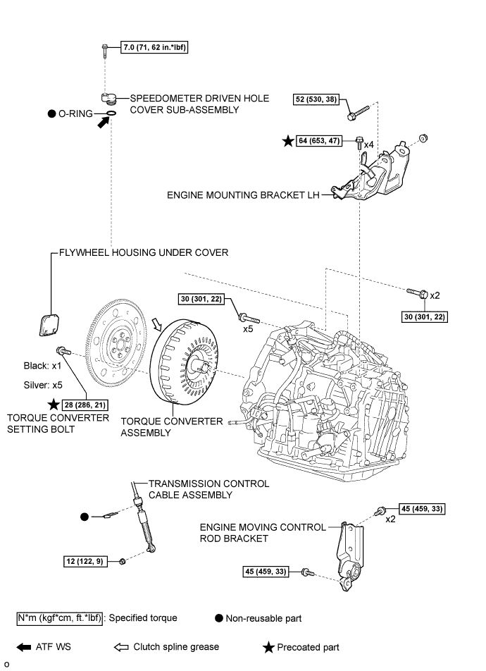 Yaris. Ncp93, 131.U340E Automatic Transmission Transaxle.Automatic Transaxle System (For Sedan).Automatic Transaxle Assembly (For Hatchback)  Components