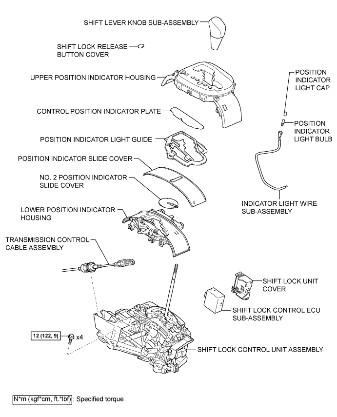 Yaris. Ncp93, 131.U340E Automatic Transmission Transaxle.Automatic Transaxle System (For Sedan).Shift Lever (For Hatchback)  Components