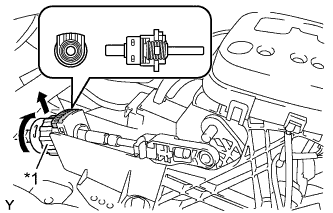 Yaris. Ncp93, 131.U340E Automatic Transmission Transaxle.Automatic Transaxle System (For Sedan).Transmission Control Cable (For Hatchback)  Removal