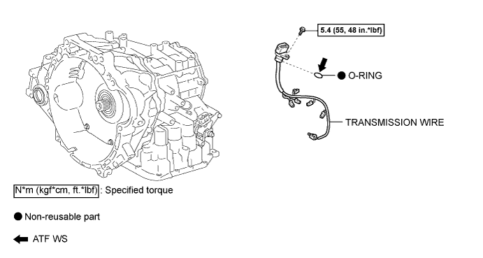 Yaris. Ncp93, 131.U340E Automatic Transmission Transaxle.Automatic Transaxle System (For Sedan).Transmission Wire (For Hatchback)  Components