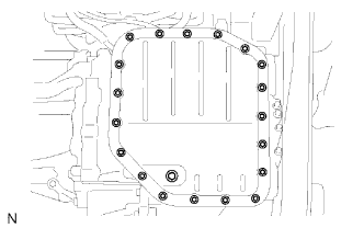 Yaris. Ncp93, 131.U340E Automatic Transmission Transaxle.Automatic Transaxle System (For Sedan).Valve Body Assembly (For Sedan)  Installation