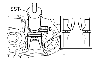 Yaris. Ncp93, 131.U340E Automatic Transmission Transaxle.Automatic Transaxle System (For Sedan).Automatic Transaxle Unit (For Hatchback)  Disassembly