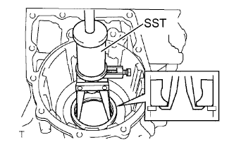 Yaris. Ncp93, 131.U340E Automatic Transmission Transaxle.Automatic Transaxle System (For Sedan).Automatic Transaxle Unit (For Hatchback)  Disassembly