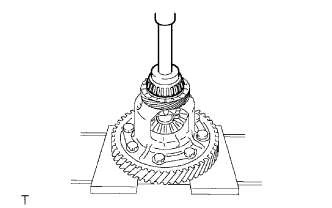 Yaris. Ncp93, 131.U340E Automatic Transmission Transaxle.Automatic Transaxle System (For Sedan).Differential Case (For Sedan)  Reassembly