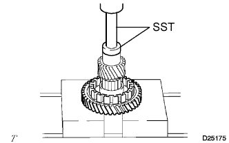 Yaris. Ncp93, 131.U340E Automatic Transmission Transaxle.Automatic Transaxle System (For Sedan).Automatic Transaxle Unit (For Sedan)  Reassembly
