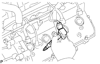 Diagnostic trouble code P0300 P0301 P0302 P0303 P0304 P0305 P0306 P0307 P0308 3UR-FE Land Cruiser Disconnect the injector connectors to prevent the engine from starting.