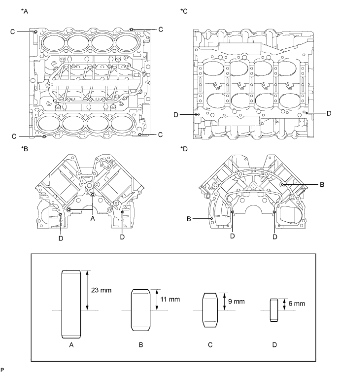 3UR-FE Cylinder block - Replacement