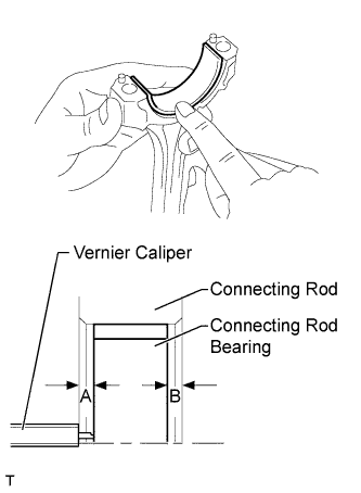 Cylinder block 1GR-FE Reassembly. Install the bearing to the connecting rod.