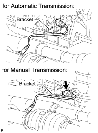 Connect the heated oxygen sensor connector. Engine assembly 1GR-FE Installation