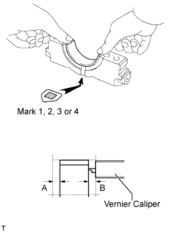 Cylinder block 1GR-FE Reassembly. Install the lower bearings to the crankshaft bearing caps.