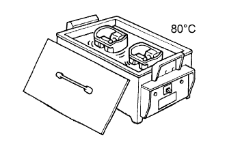 Cylinder block 1GR-FE Reassembly. Gradually heat the piston to approximately 80°C (176°F).