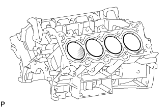 Cylinder Block - Inspection. 1UR-FE ENGINE MECHANICAL. Land Cruiser URJ200 URJ202 GRJ200 VDJ200