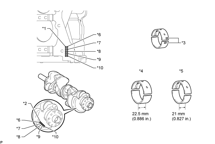 Cylinder Block - Inspection. 1UR-FE ENGINE MECHANICAL. Land Cruiser URJ200  URJ202 GRJ200 VDJ200