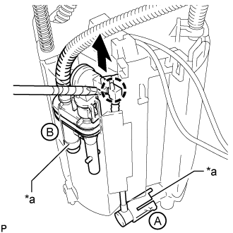Land Cruiser. Urj200, 202 Grj200 Vdj200.1Gr-Fe Fuel.Fuel System.Fuel Pump (For Double Tank Type)  Disassembly