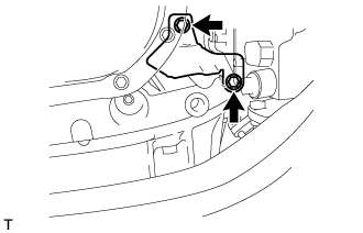 Crankshaft Position Sensor - Removal. 3UR-FE ENGINE CONTROL. Land Cruiser URJ200 URJ202 GRJ200 VDJ200