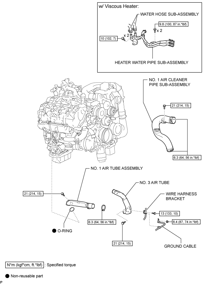 Land Cruiser. Urj200, 202 Grj200 Vdj200.1Vd-Ftv Battery Charging.Charging System.Generator  Components