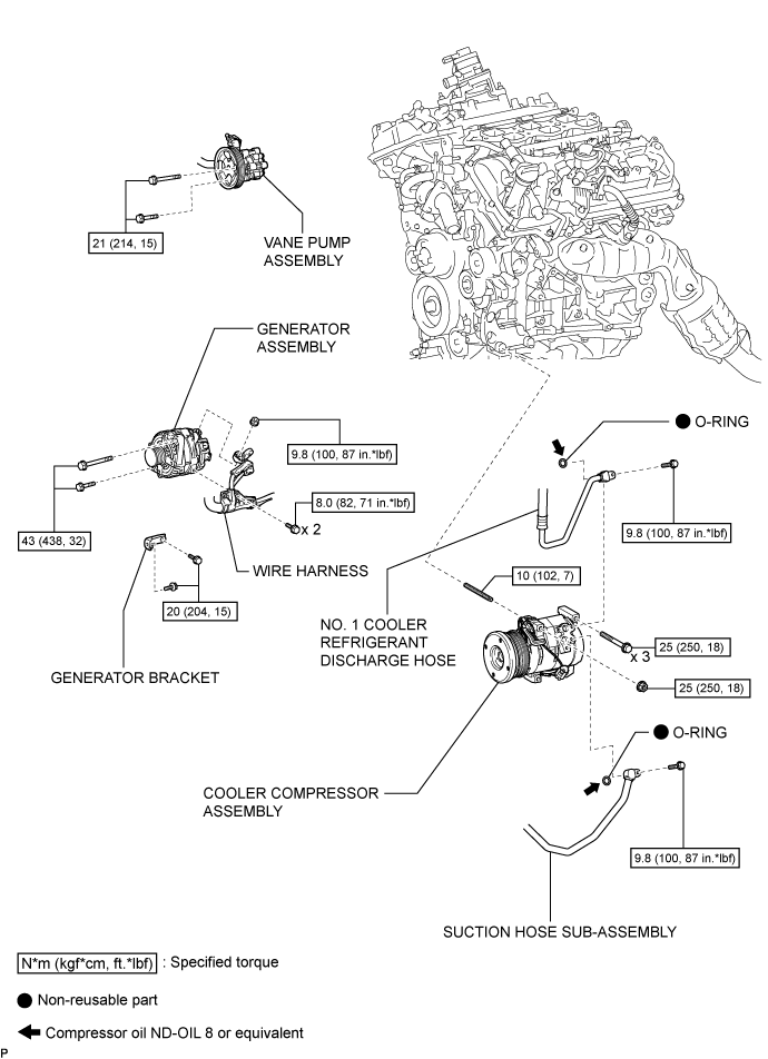 Land Cruiser. Urj200, 202 Grj200 Vdj200.1Gr-Fe Engine Mechanical.Engine.Engine Assembly Components