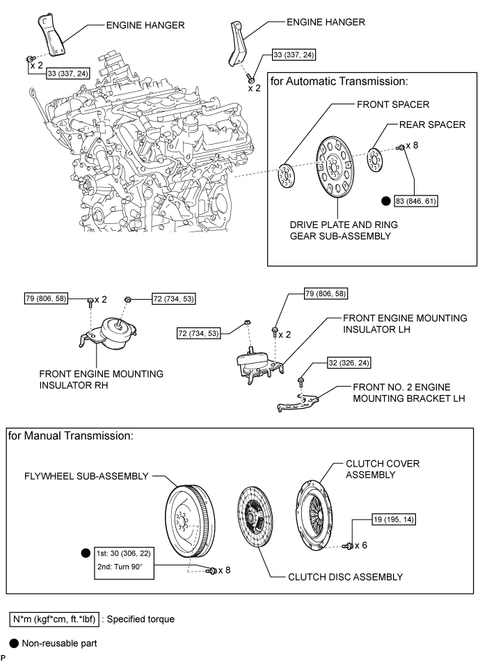 Land Cruiser. Urj200, 202 Grj200 Vdj200.1Gr-Fe Engine Mechanical.Engine.Engine Assembly Components